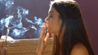 Alex Shanks smoking makeup – smoking cigarette fetish